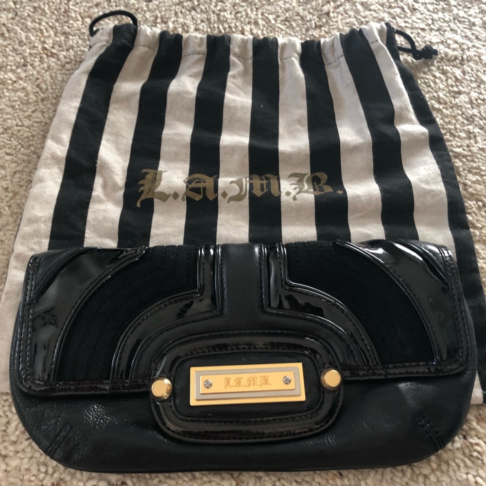 L.A.M.B. Mixed Media Clutch